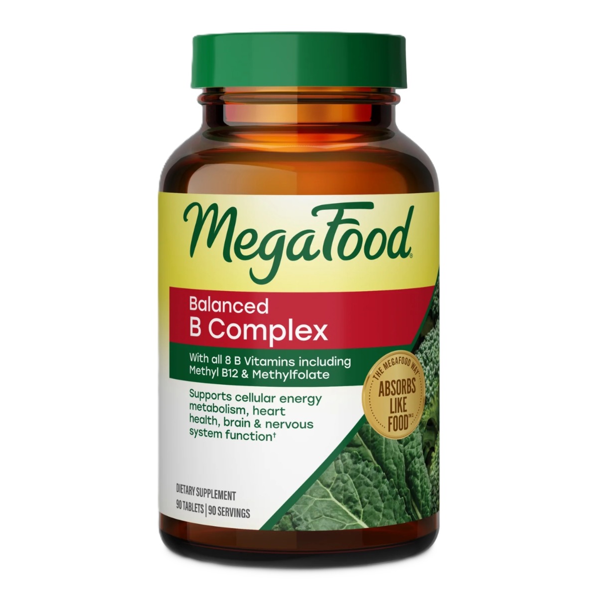 MegaFood Balanced B Complex 90 Tabletten