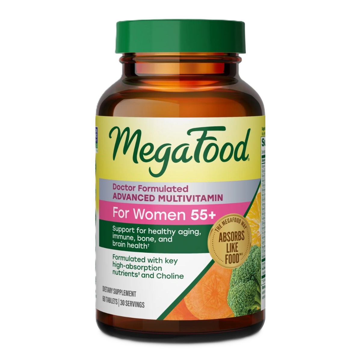 MegaFood Women's 55+ Advanced Multivitamin 60 Tabletten