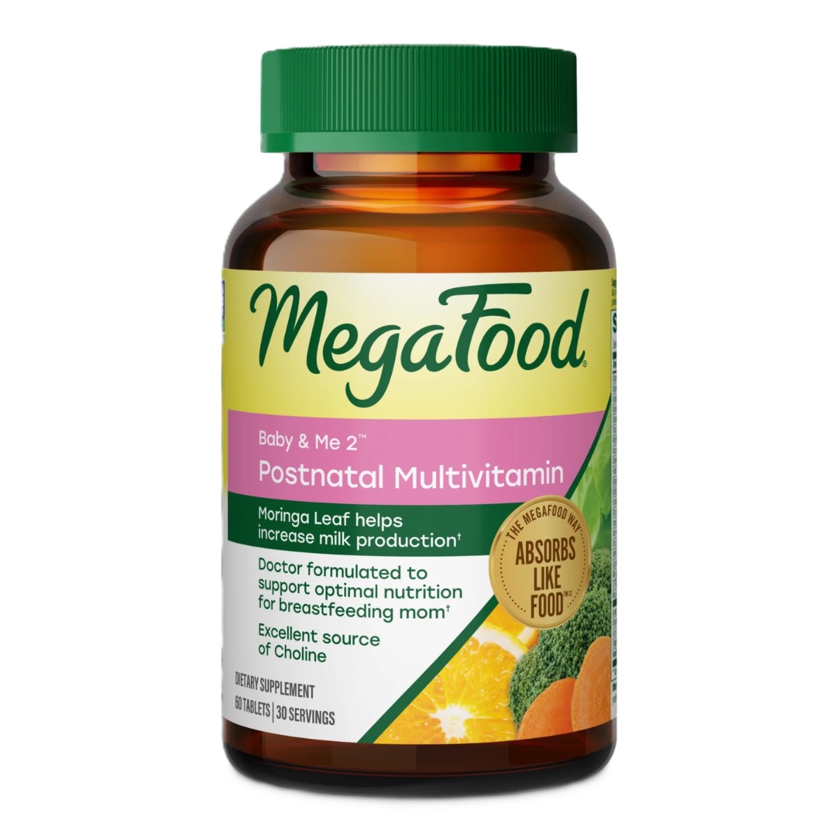 MegaFood Baby & Me 2 Postnatal Multi 60 Tabletten
