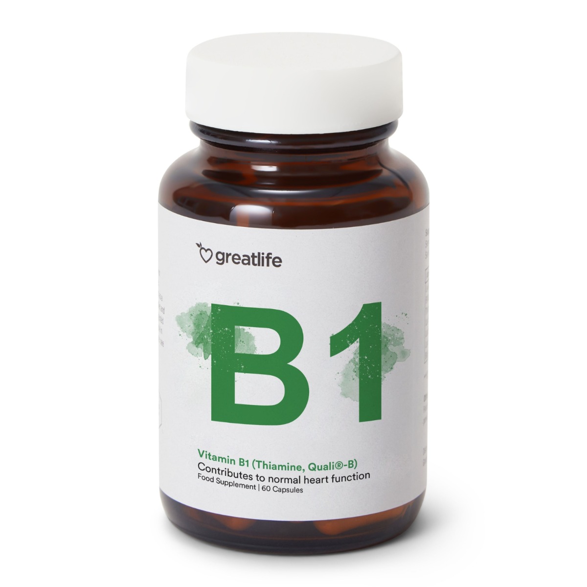 Greatlife Vitamin B1 (Thiamin, Quali -B) 60 Kapseln
