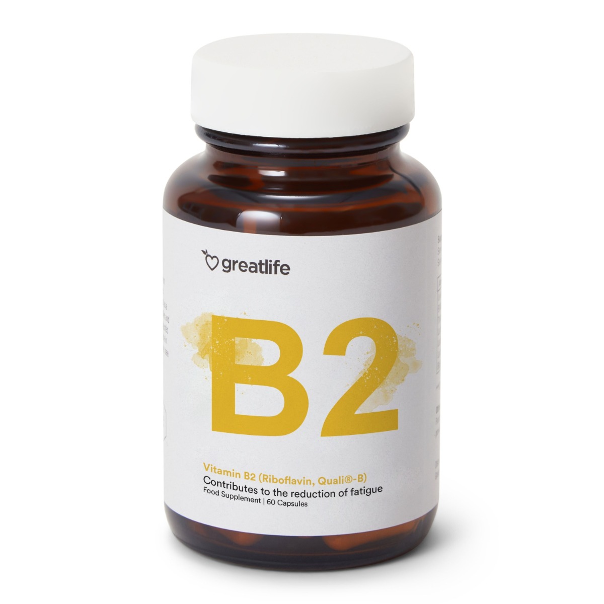 Greatlife Vitamin B2 (Riboflavin, Quali -B) 60 Kapseln